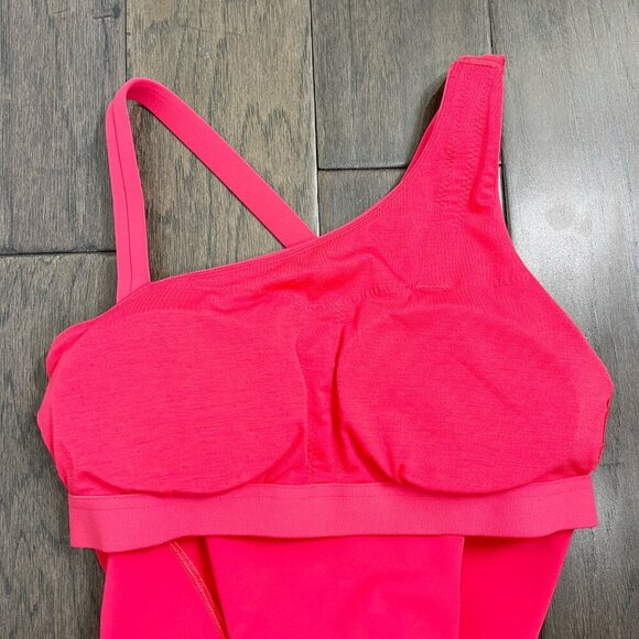 Lululemon Everlux Asymmetrical Tennis Tank Top Lip Gloss - Picture 5 of 7